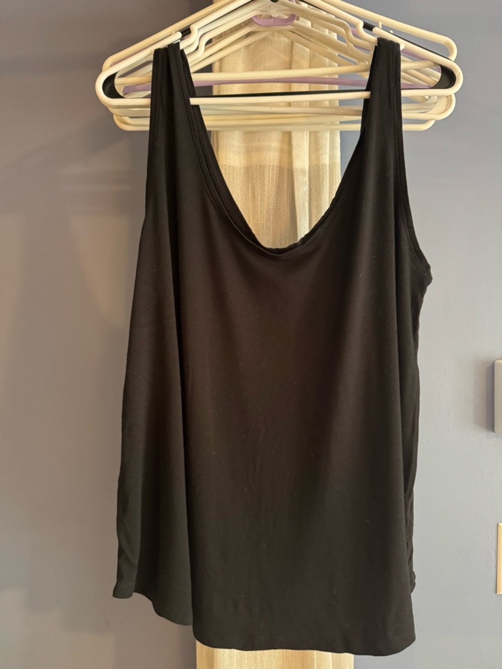 a new day Black Scoop Neck Tank Top
